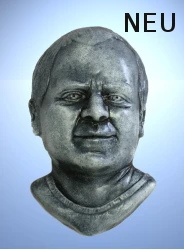 Portraitrelief aus Resin (Kunstharz)